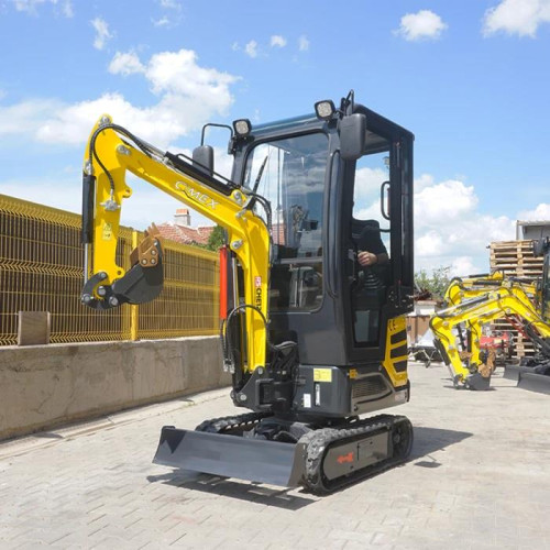 Міні-екскаватор Cimex CHE12RS-CAB-SB з шарнірним стрілою
