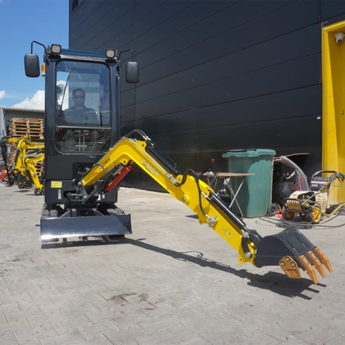 Міні-екскаватор Cimex CHE12RS-CAB-SB з шарнірним стрілою