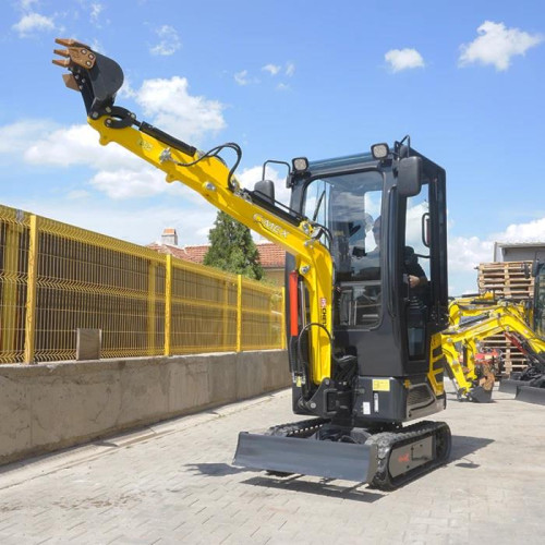 Міні-екскаватор Cimex CHE12RS-CAB-SB з шарнірним стрілою