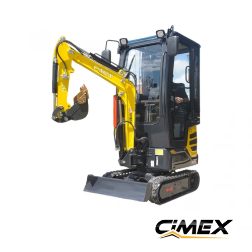 Міні-екскаватор Cimex CHE12RS-CAB-SB з шарнірним стрілою Міні-екскаватор Cimex CHE12RS-CAB-SB з шарнірним стрілою