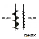 Бензиновий бур для землі CIMEX EA250, 58 см³, 3,6 к.с. + 2 бури (100 мм, 200 мм)
