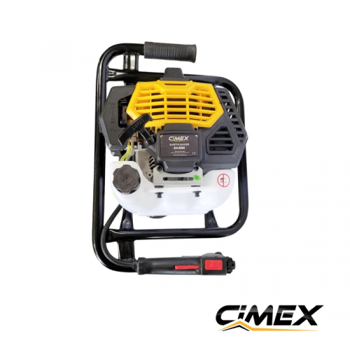 Бензиновий бур для землі CIMEX EA250, 58 см³, 3,6 к.с. + 2 бури (100 мм, 200 мм)