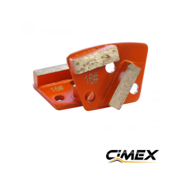 Алмазний диск для шліфування бетону Grindex 450/600 Grit 16 (трапецієподібний)