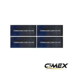 Лопатки для подвійної затирочної машини для бетону 75 см, комплект 4 шт.