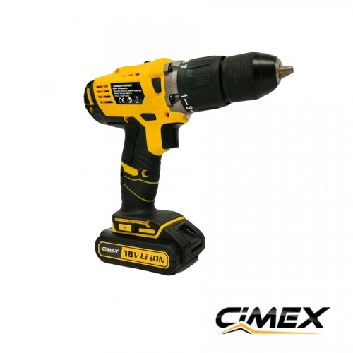 Шуруповерт акумуляторний CIMEX CD18V58NM