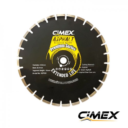 Алмазний диск для асфальта 450 мм.  CIMEX ASP450