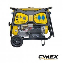 Генератор струму 6.5 kW, AVR, ATS гніздо, електричний  старт - CIMEX PG8000S